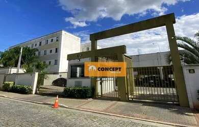 Imagem: O apartamento possui 2 Dormitórios, 1 Banheiro, 1 Vaga na garagem