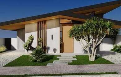 Imagem: A casa em condomínio possui 3 Dormitórios, 1 Banheiro, 4 Vagas