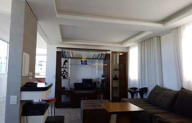 Imagem: O apartamento na cobertura possui 4 Dormitórios, 4 Banheiros