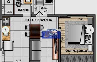 Imagem 2: Apartamento à venda, 31 m² por R$ 180.000,00 - Vila Lúcia - São Paulo/SP