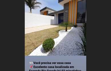 Imagem: A casa possui 2 Dormitórios, 2 Banheiros, 1 Vaga na garagem