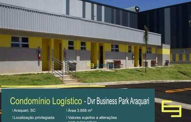 Imagem: O depósito possui 3.858m² de Área e está localizado em