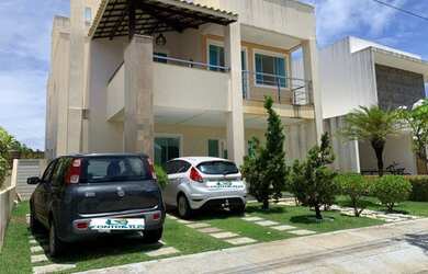 Imagem: A casa em condomínio possui 4 Dormitórios, 5 Banheiros, 4