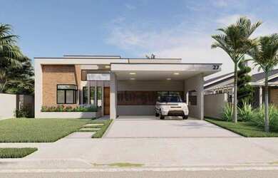 Imagem: A casa em condomínio possui 3 Dormitórios, 4 Banheiros, 2