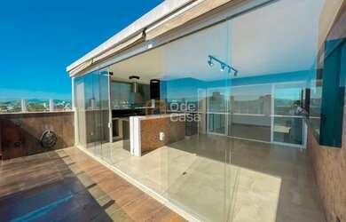 Imagem: O apartamento na cobertura possui 4 Dormitórios, 5 Banheiros