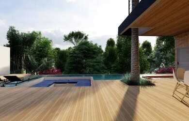 Imagem 7: Plateau Dor 1 Casa de Cinema fundo Mata e frente Praça 507 mt