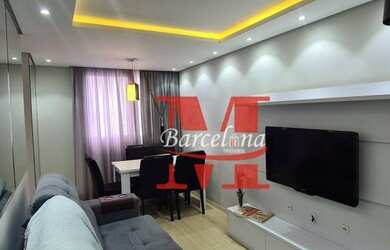 Imagem: O apartamento possui 2 Dormitórios, 1 Banheiro, 1 Vaga na garagem