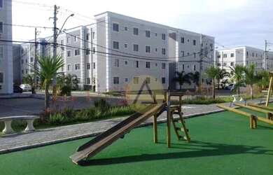 Imagem: O apartamento possui 2 Dormitórios, 1 Banheiro, 1 Vaga na garagem