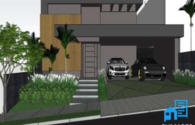 Imagem: A casa em condomínio possui 3 Dormitórios, 2 Banheiros, 4