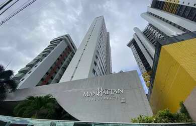 Imagem: O apartamento possui 1 Dormitório, 1 Banheiro, 1 Vaga na garagem