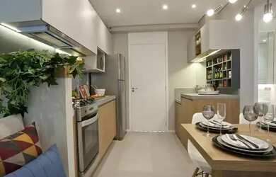 Imagem: O apartamento possui 2 Dormitórios, 1 Banheiro, 32m² de Área