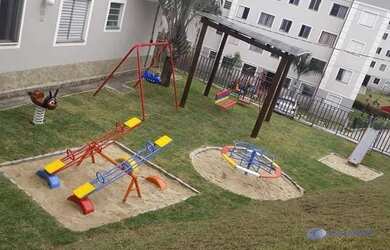 Imagem: O apartamento possui 2 Dormitórios, 1 Banheiro, 1 Vaga na garagem