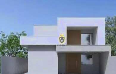 Imagem: A casa possui 3 Dormitórios, 2 Banheiros, 2 Vagas na garagem