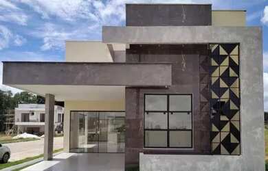 Imagem: A casa em condomínio possui 3 Dormitórios, 4 Banheiros, 1