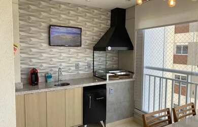 Imagem: O apartamento possui 3 Dormitórios, 3 Banheiros, 2 Vagas na