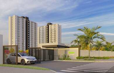 Imagem: O apartamento possui 2 Dormitórios, 1 Banheiro, 2 Vagas na