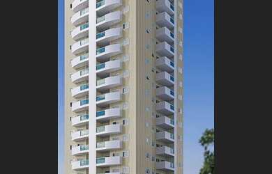 Imagem: O apartamento possui 2 Dormitórios, 1 Banheiro, 1 Vaga na garagem