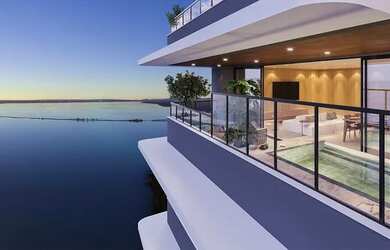 Imagem: O apartamento possui 4 Dormitórios, 5 Banheiros, 323m² de