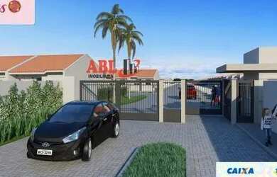 Imagem: A casa em condomínio possui 1 Dormitório, 1 Banheiro, 2 Vagas