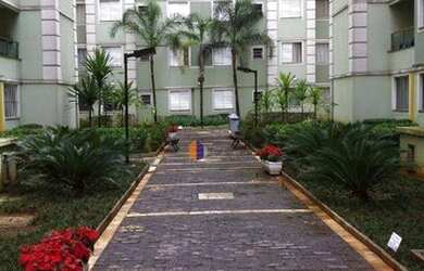 Imagem: O apartamento possui 2 Dormitórios, 1 Banheiro, 1 Vaga na garagem