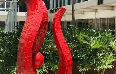 Imagem: O apartamento possui 1 Dormitório, 1 Banheiro, 1 Vaga na garagem