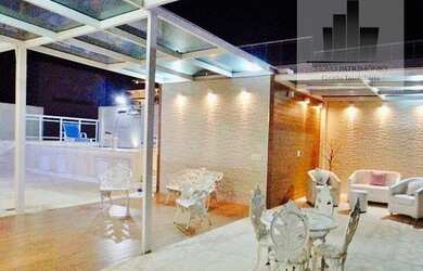 Imagem: O apartamento na cobertura possui 4 Dormitórios, 4 Banheiros