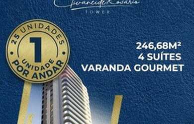 Imagem: O apartamento possui 5 Dormitórios, 5 Banheiros, 3 Vagas na