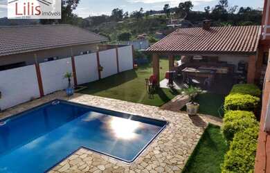 Imagem 1: Casa Temporada Atibaia. Piscina, Churrasqueira, Varandae300m² de Área