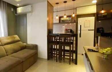 Imagem: O apartamento possui 2 Dormitórios, 1 Banheiro, 1 Vaga na garagem