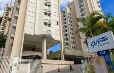 Imagem: O apartamento possui 1 Dormitório, 1 Banheiro, 1 Vaga na garagem