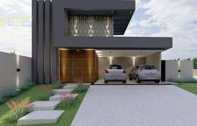 Imagem: A casa em condomínio possui 3 Dormitórios, 3 Banheiros, 4