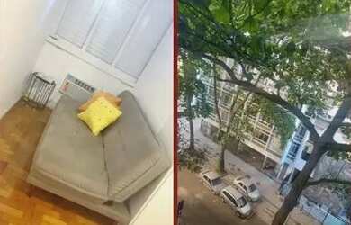 Imagem: O apartamento possui 1 Dormitório, 1 Banheiro, 40m² de Área