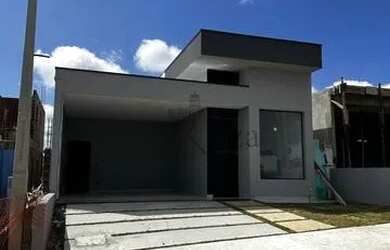 Imagem: A casa em condomínio possui 3 Dormitórios, 2 Banheiros, 2