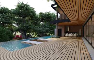 Imagem 9: Plateau Dor 1 Casa de Cinema fundo Mata e frente Praça 507 mt