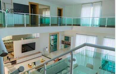 Imagem: A casa em condomínio para alugar possui 4 Dormitórios, 5 Banheiros