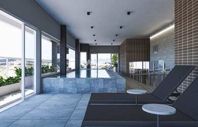 Imagem: O apartamento possui 2 Dormitórios, 2 Banheiros, 1 Vaga na