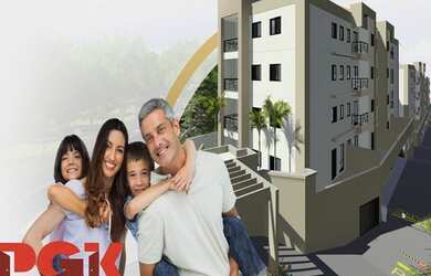 Imagem: O apartamento possui 1 Dormitório, 1 Banheiro, 1 Vaga na garagem