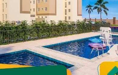 Imagem: O apartamento possui 2 Dormitórios, 1 Banheiro, 2 Vagas na