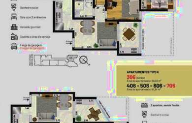 Imagem 8: Apartamento à venda, 50 m² por R$ 287.000,00 - Santa Catarina - Juiz...