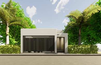 Imagem: A casa possui 2 Dormitórios, 3 Banheiros, 2 Vagas na garagem