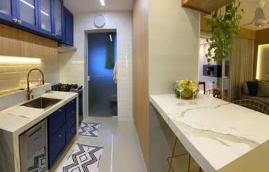 Imagem: O apartamento possui 3 Dormitórios, 3 Banheiros, 2 Vagas na