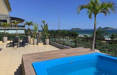 Imagem: O apartamento na cobertura possui 4 Dormitórios, 4 Banheiros