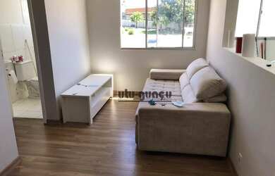 Imagem: O apartamento possui 2 Dormitórios, 1 Banheiro, 1 Vaga na garagem