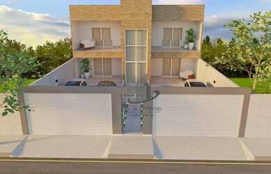 Imagem: O apartamento possui 2 Dormitórios, 1 Banheiro, 1 Vaga na garagem