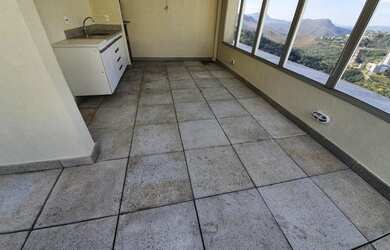 Imagem: O apartamento na cobertura possui 3 Dormitórios, 4 Banheiros