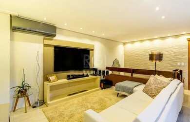 Imagem: O apartamento na cobertura possui 4 Dormitórios, 4 Banheiros