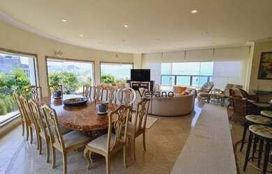 Imagem: O apartamento na cobertura possui 4 Dormitórios, 5 Banheiros