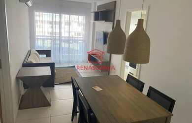 Imagem: O apartamento possui 1 Dormitório, 1 Banheiro, 1 Vaga na garagem