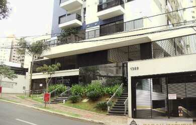 Imagem: O apartamento possui 1 Dormitório, 1 Banheiro, 1 Vaga na garagem