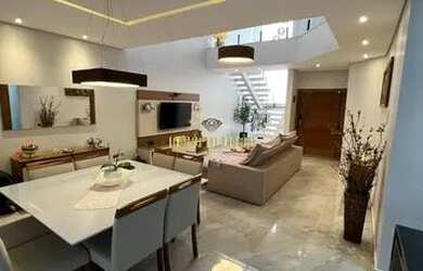 Imagem: A casa possui 3 Dormitórios, 5 Banheiros, 4 Vagas na garagem